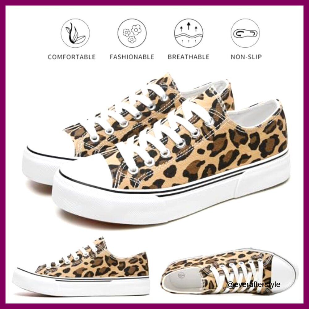 Classic Canvas Sneakers Low Top Slip On Casual Tennis Shoes Women's Fashion - Picture 5 of 7